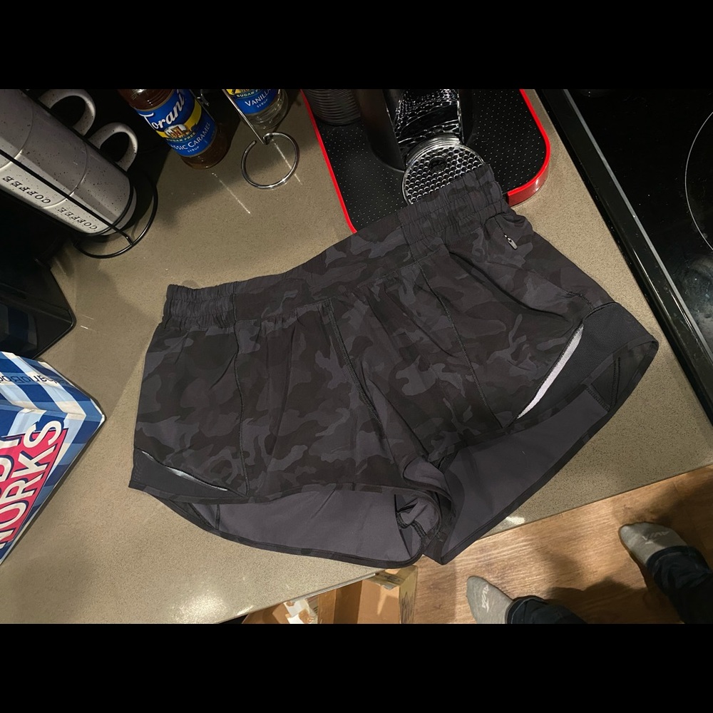 Lululemon “2.5in Hotty Hot” shorts